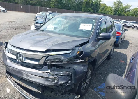 2021 Honda Pilot Awd Ex-L z USA, uszkodzony, nr VIN 5FNYF6H51MB062888